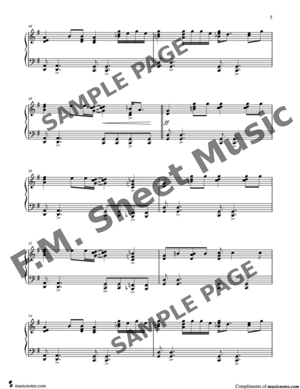 Undone (The Sweater Song) (Intermediate Piano) By Weezer F.M. Sheet